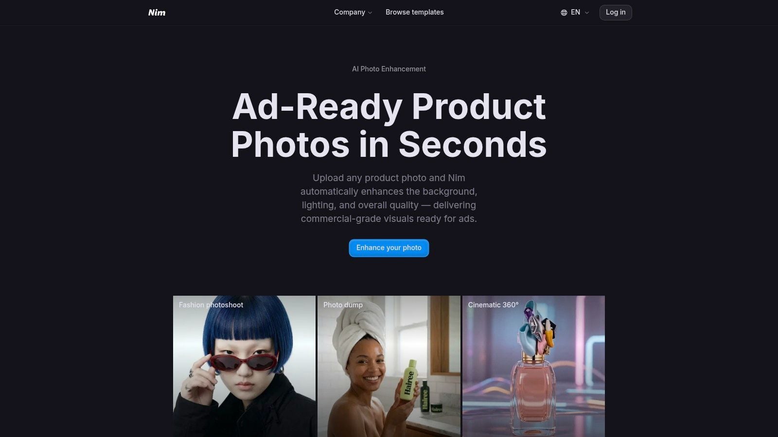 Screenshot from https://nim.video/enhance-product-photo